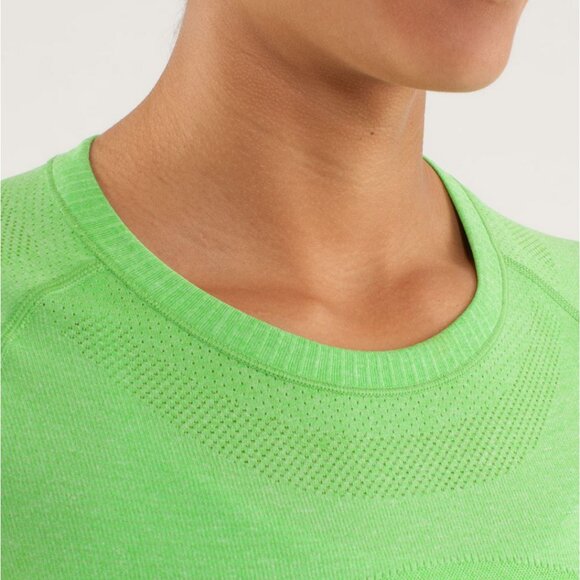 Lululemon Swiftly Pace Crop Bundle Size 2 / 4 Frond Green - Excellent Condition! - Picture 3 of 15